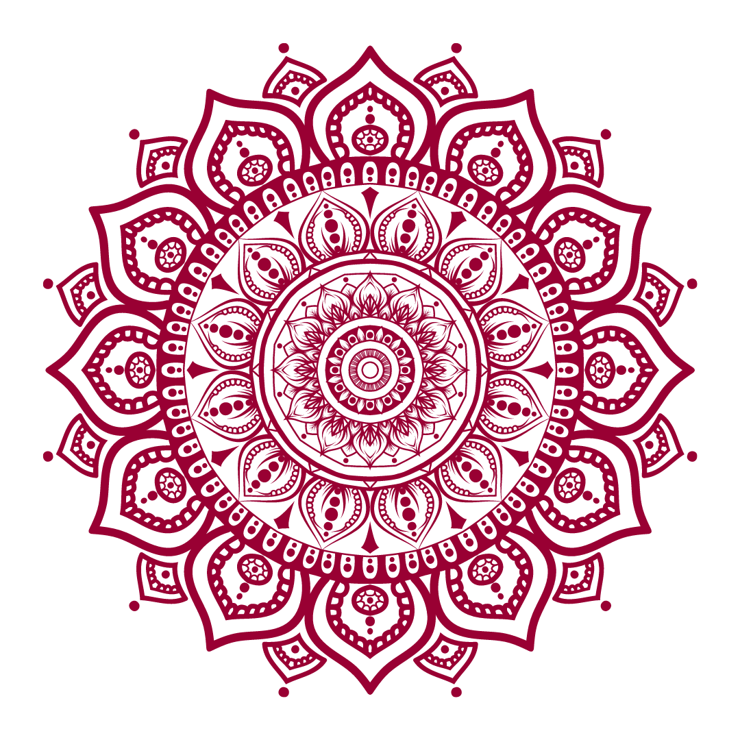 Mandala-rot-2 Yoga in Hof bei Salzburg